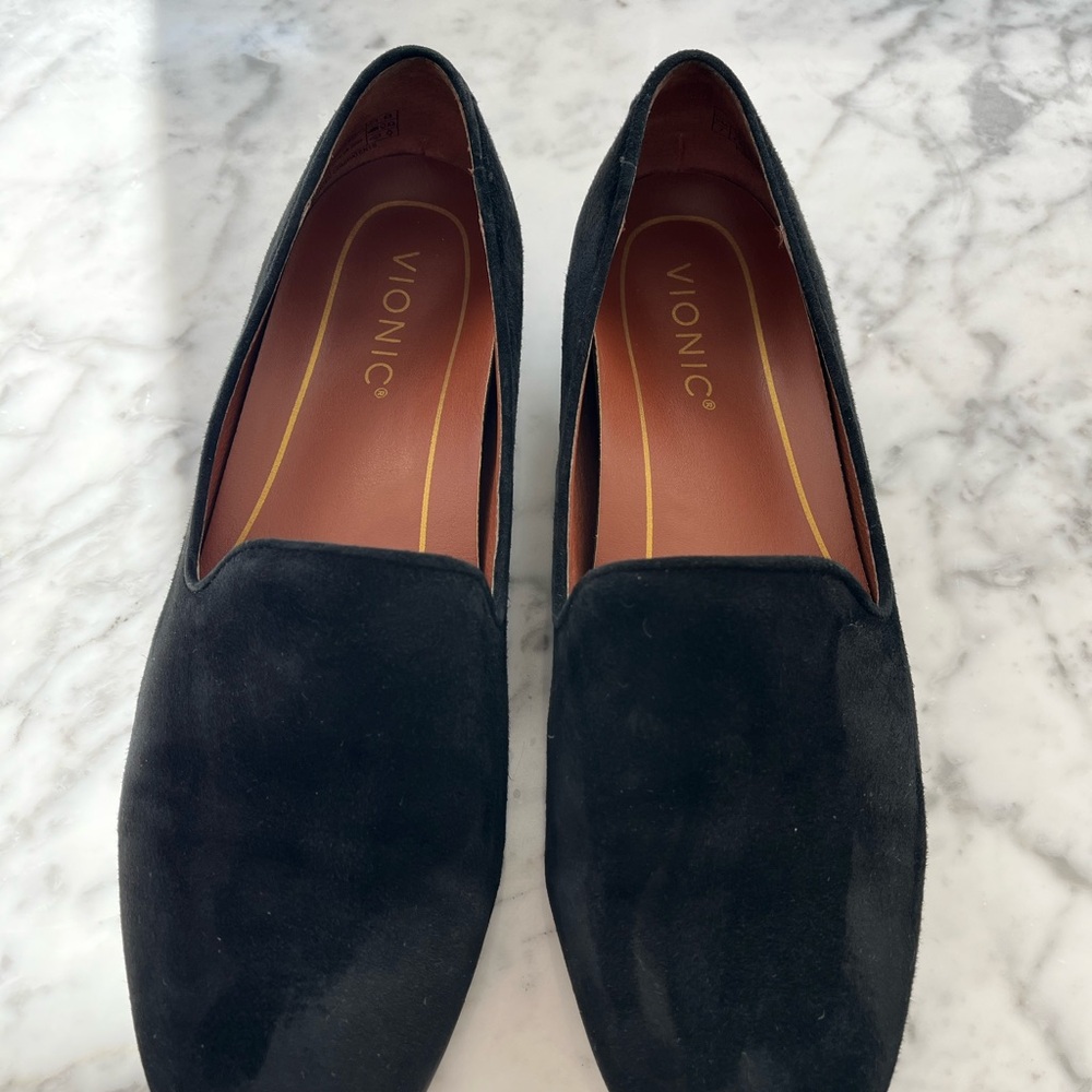 Vionic Black Loafers
